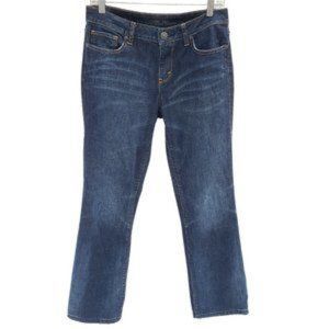 London Denim Straight Leg Ink Rinse Blue Denim Jeans